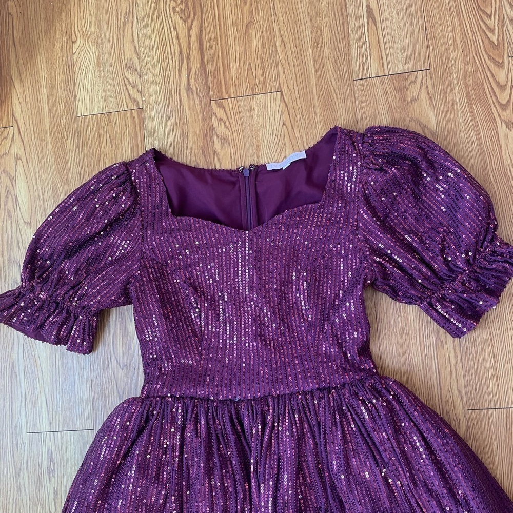 Ivy city Clara plum sequin - Picture 5 of 8
